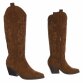Damen Western- & Bikerboots - lbrownsuede