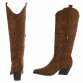 Damen Western- & Bikerboots - lbrownsuede