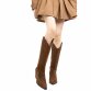 Damen Western- & Bikerboots - lbrownsuede