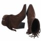Damen Western- & Bikerboots - brownsuede
