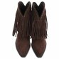 Damen Western- & Bikerboots - brownsuede