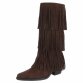 Damen Western- & Bikerboots - brownsuede