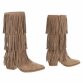 Damen Western- & Bikerboots - khakisuede