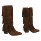 Damen Western- & Bikerboots - lbrownsuede