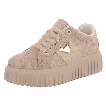 Damen Low-Sneakers - khaki