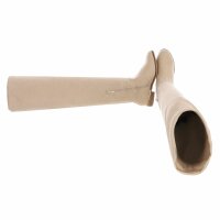 Damen Overknee-Stiefel - beige