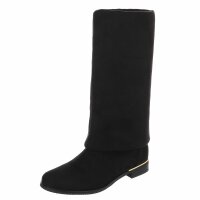 Damen Overknee-Stiefel - black