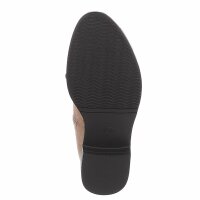 Damen Overknee-Stiefel - khaki