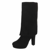 Damen Overknee-Stiefel - black