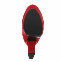 Damen Overknee-Stiefel - red