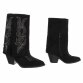 Damen Western- & Bikerboots - black