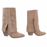 Damen Western- & Bikerboots - khaki