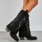 Damen Western- & Bikerboots - black