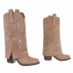 Damen Western- & Bikerboots - khaki