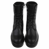 Damen Schnürstiefeletten - black
