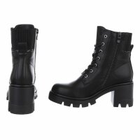 Damen Schnürstiefeletten - black