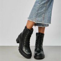 Damen Schnürstiefeletten - black