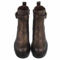 Damen Chelsea Boots - bronze