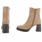 Damen High-Heel Stiefeletten - khaki