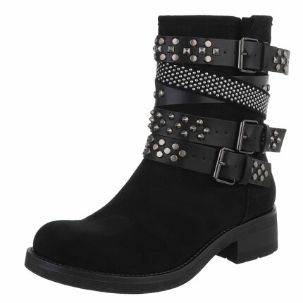 Damen Western- & Bikerboots - black
