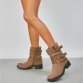 Damen Western- & Bikerboots - khaki