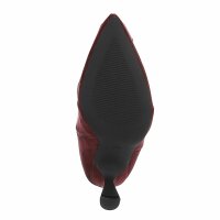 Damen Overknee-Stiefel - winesuede