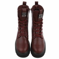 Damen Schnürstiefeletten - red