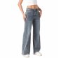 Damen High Waist Jeans von Laulia - blue