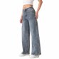Damen High Waist Jeans von Laulia - blue