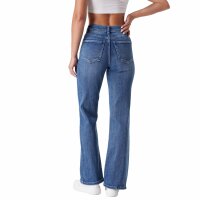 Damen Bootcut Jeans von Laulia - blue