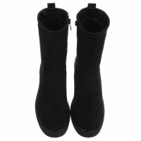 Damen Keilstiefeletten - black