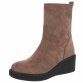 Damen Keilstiefeletten - taupe