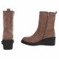 Damen Keilstiefeletten - taupe