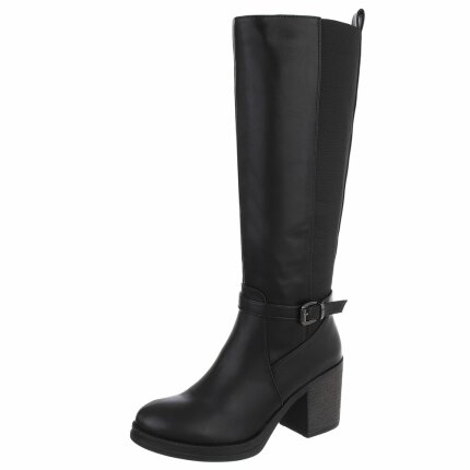 Damen High-Heel Stiefel - black