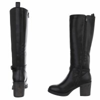 Damen High-Heel Stiefel - black