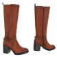Damen High-Heel Stiefel - camel