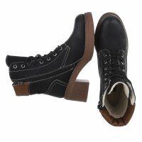 Damen Schnürstiefeletten - black