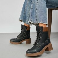 Damen Schnürstiefeletten - black