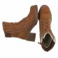 Damen Schnürstiefeletten - camel