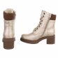 Damen Schnürstiefeletten - gold
