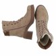 Damen Schnürstiefeletten - khaki
