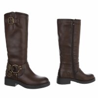 Damen Klassische Stiefel - brownpu