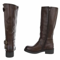 Damen Klassische Stiefel - brownpu