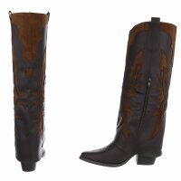 Damen Western- & Bikerboots - brownlbrown