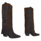 Damen Western- & Bikerboots - brownlbrown