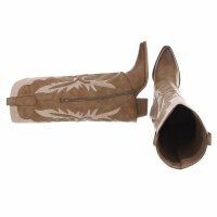 Damen Western- & Bikerboots - khakibeige