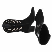 Damen Western- & Bikerboots - blackbeige