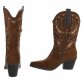 Damen Western- & Bikerboots - lbrownsuede
