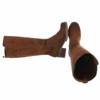 Damen High-Heel Stiefel - brown
