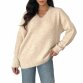 Damen Strickpullover von Emma&Ashley Gr. One Size - beige